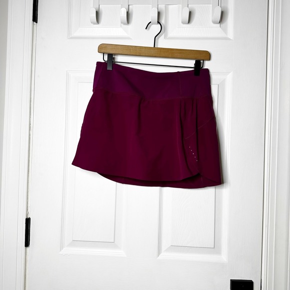 Athleta Pants - Athleta Run With It 14" Skort Skirt Shorts Magenta Purple Size S Athleisure